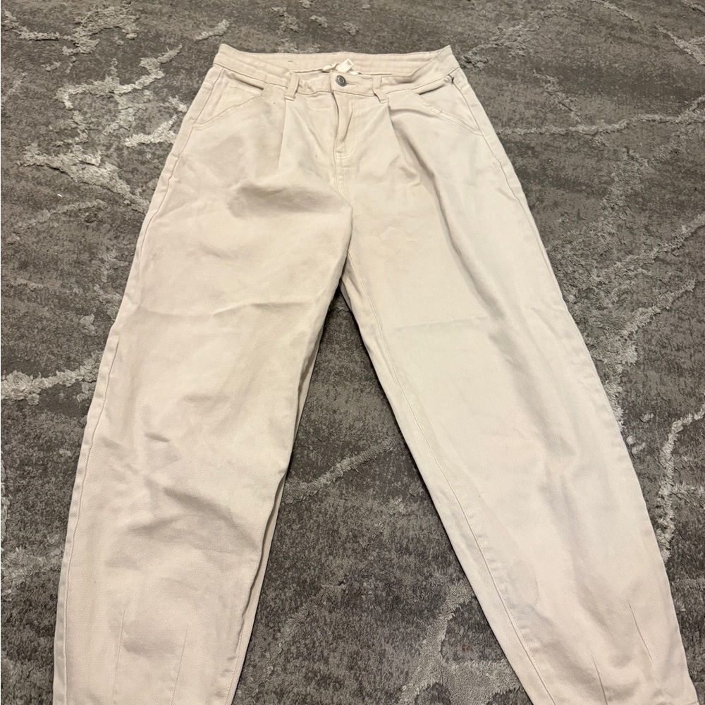Prologue Beige Casual Trousers